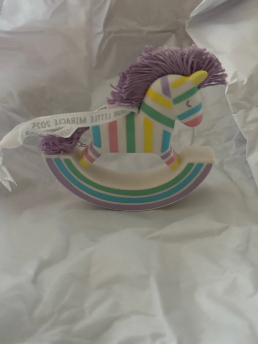 Hallmark Keepsake 2025 Our Little Miracle Rocking Horse Christmas Ornament